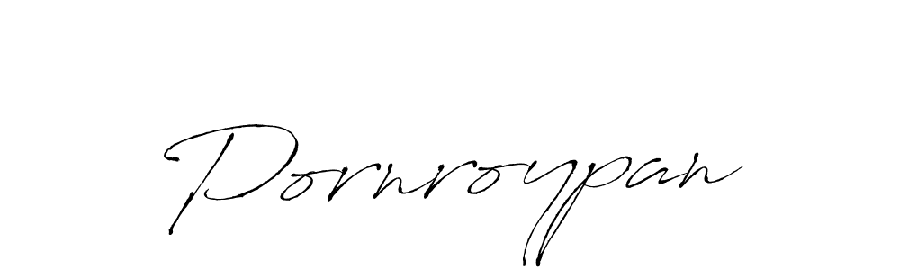 How to make Pornroypan signature? Antro_Vectra is a professional autograph style. Create handwritten signature for Pornroypan name. Pornroypan signature style 6 images and pictures png