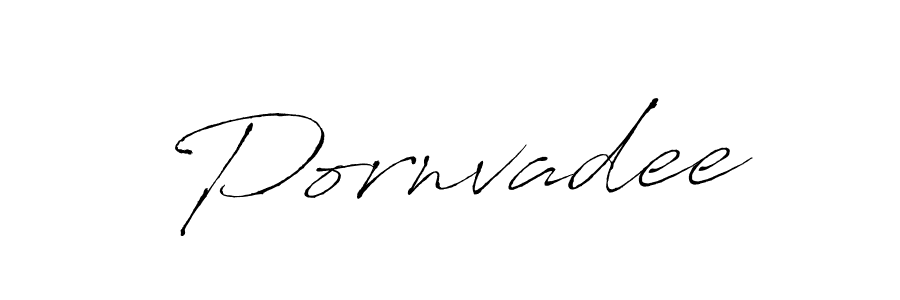 How to make Pornvadee name signature. Use Antro_Vectra style for creating short signs online. This is the latest handwritten sign. Pornvadee signature style 6 images and pictures png