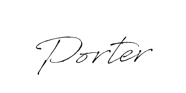 Porter stylish signature style. Best Handwritten Sign (Antro_Vectra) for my name. Handwritten Signature Collection Ideas for my name Porter. Porter signature style 6 images and pictures png