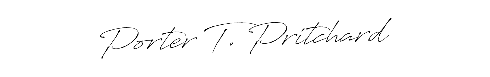 It looks lik you need a new signature style for name Porter T. Pritchard. Design unique handwritten (Antro_Vectra) signature with our free signature maker in just a few clicks. Porter T. Pritchard signature style 6 images and pictures png