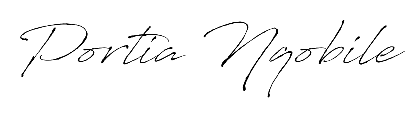 The Antro_Vectra signature style provides a bold statement for name Portia Nqobile. Designed for business owners, executives, and leaders. Portia Nqobile signature style 6 images and pictures png