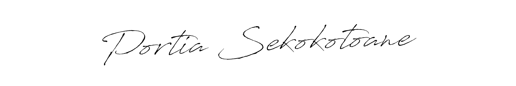 Antro_Vectra is a professional signature style that is perfect for those who want to add a touch of class to their signature. It is also a great choice for those who want to make their signature more unique. Get Portia Sekokotoane name to fancy signature for free. Portia Sekokotoane signature style 6 images and pictures png