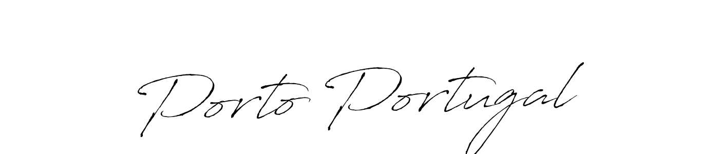 Use a signature maker to create a handwritten signature online. With this signature software, you can design (Antro_Vectra) your own signature for name Porto Portugal. Porto Portugal signature style 6 images and pictures png