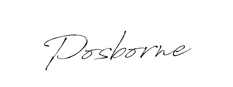 Also we have Posborne name is the best signature style. Create professional handwritten signature collection using Antro_Vectra autograph style. Posborne signature style 6 images and pictures png