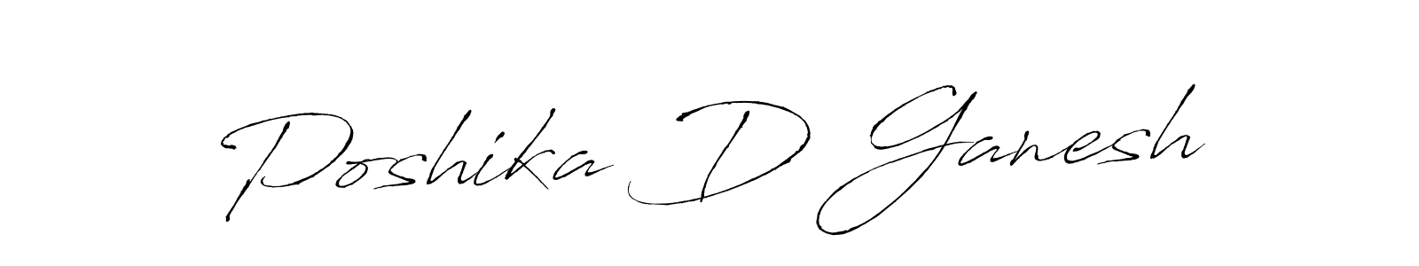 This is the best signature style for the Poshika D Ganesh name. Also you like these signature font (Antro_Vectra). Mix name signature. Poshika D Ganesh signature style 6 images and pictures png