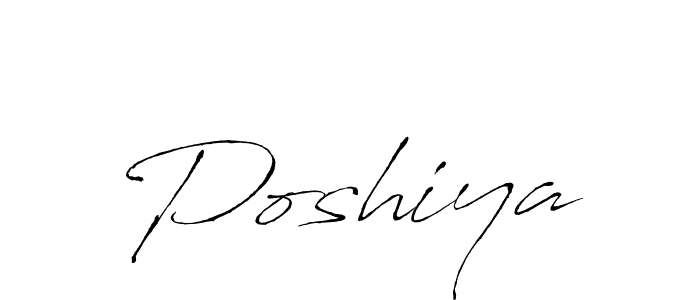 Once you've used our free online signature maker to create your best signature Antro_Vectra style, it's time to enjoy all of the benefits that Poshiya name signing documents. Poshiya signature style 6 images and pictures png