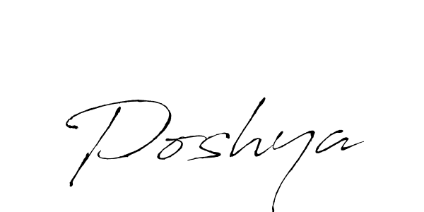Once you've used our free online signature maker to create your best signature Antro_Vectra style, it's time to enjoy all of the benefits that Poshya name signing documents. Poshya signature style 6 images and pictures png