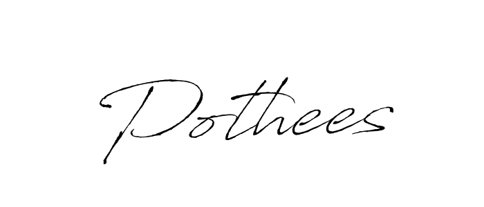 Make a beautiful signature design for name Pothees. With this signature (Antro_Vectra) style, you can create a handwritten signature for free. Pothees signature style 6 images and pictures png