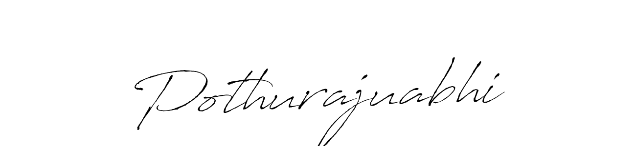 Make a beautiful signature design for name Pothurajuabhi. With this signature (Antro_Vectra) style, you can create a handwritten signature for free. Pothurajuabhi signature style 6 images and pictures png