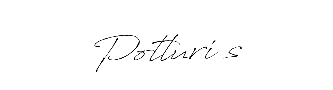 Once you've used our free online signature maker to create your best signature Antro_Vectra style, it's time to enjoy all of the benefits that Potluri’s name signing documents. Potluri’s signature style 6 images and pictures png