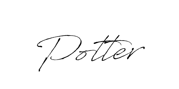 Make a beautiful signature design for name Potter. Use this online signature maker to create a handwritten signature for free. Potter signature style 6 images and pictures png