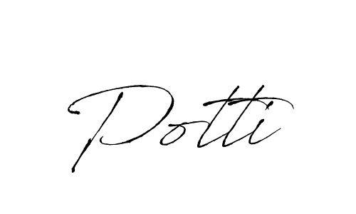 Once you've used our free online signature maker to create your best signature Antro_Vectra style, it's time to enjoy all of the benefits that Potti name signing documents. Potti signature style 6 images and pictures png