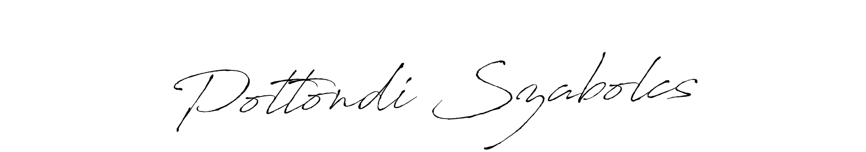 Make a beautiful signature design for name Pottondi Szabolcs. Use this online signature maker to create a handwritten signature for free. Pottondi Szabolcs signature style 6 images and pictures png