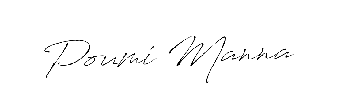 It looks lik you need a new signature style for name Poumi Manna. Design unique handwritten (Antro_Vectra) signature with our free signature maker in just a few clicks. Poumi Manna signature style 6 images and pictures png