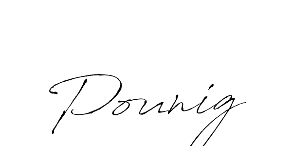 Also You can easily find your signature by using the search form. We will create Pounig name handwritten signature images for you free of cost using Antro_Vectra sign style. Pounig signature style 6 images and pictures png