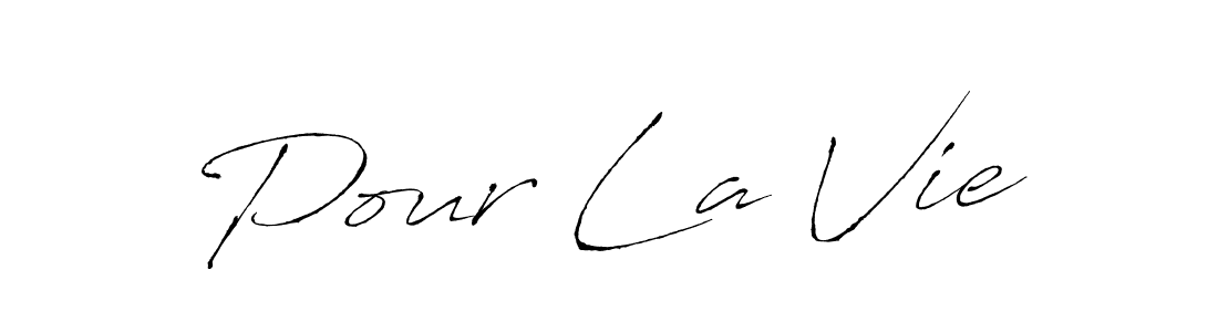 Make a beautiful signature design for name Pour La Vie. With this signature (Antro_Vectra) style, you can create a handwritten signature for free. Pour La Vie signature style 6 images and pictures png