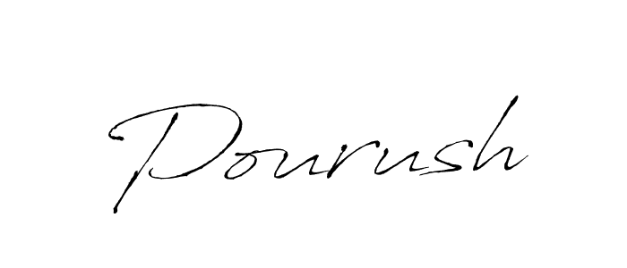 How to make Pourush name signature. Use Antro_Vectra style for creating short signs online. This is the latest handwritten sign. Pourush signature style 6 images and pictures png