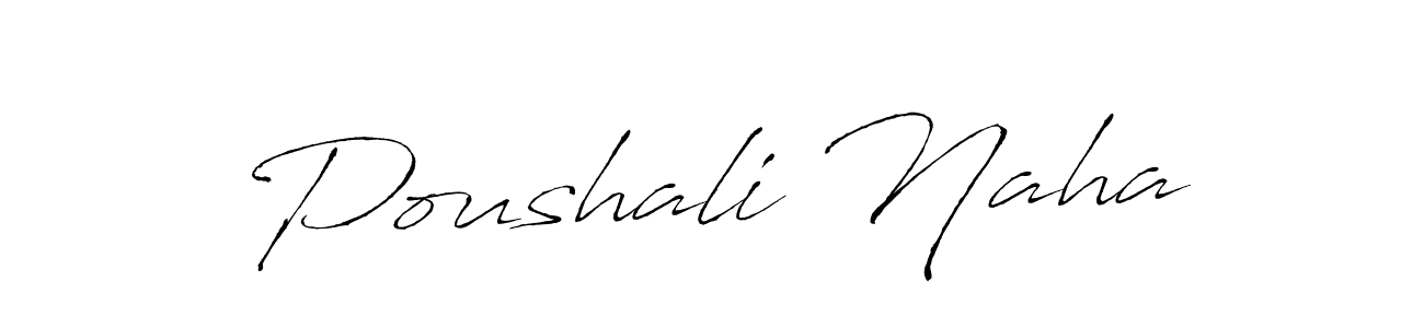Use a signature maker to create a handwritten signature online. With this signature software, you can design (Antro_Vectra) your own signature for name Poushali Naha. Poushali Naha signature style 6 images and pictures png