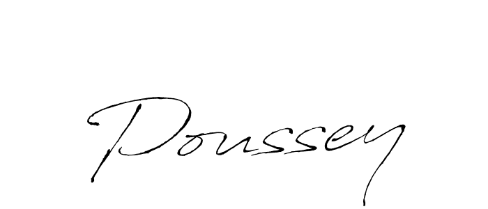 Also we have Poussey name is the best signature style. Create professional handwritten signature collection using Antro_Vectra autograph style. Poussey signature style 6 images and pictures png