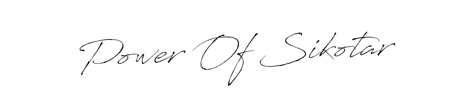 Similarly Antro_Vectra is the best handwritten signature design. Signature creator online .You can use it as an online autograph creator for name Power Of Sikotar. Power Of Sikotar signature style 6 images and pictures png