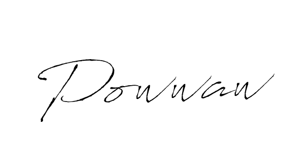 Design your own signature with our free online signature maker. With this signature software, you can create a handwritten (Antro_Vectra) signature for name Powwaw. Powwaw signature style 6 images and pictures png