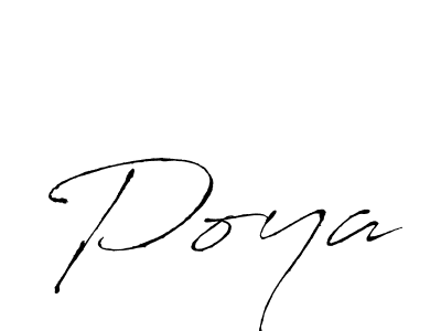 Create a beautiful signature design for name Poya. With this signature (Antro_Vectra) fonts, you can make a handwritten signature for free. Poya signature style 6 images and pictures png