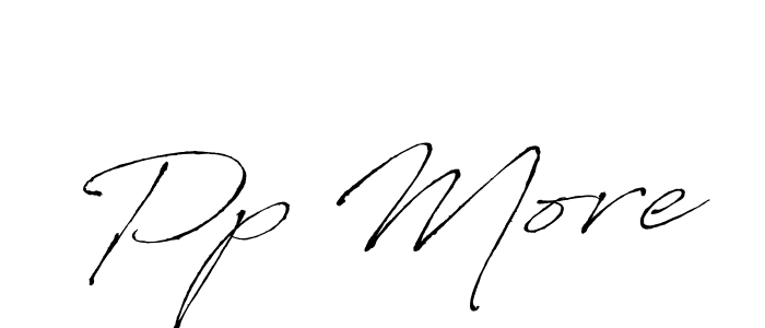 The best way (Antro_Vectra) to make a short signature is to pick only two or three words in your name. The name Pp More include a total of six letters. For converting this name. Pp More signature style 6 images and pictures png