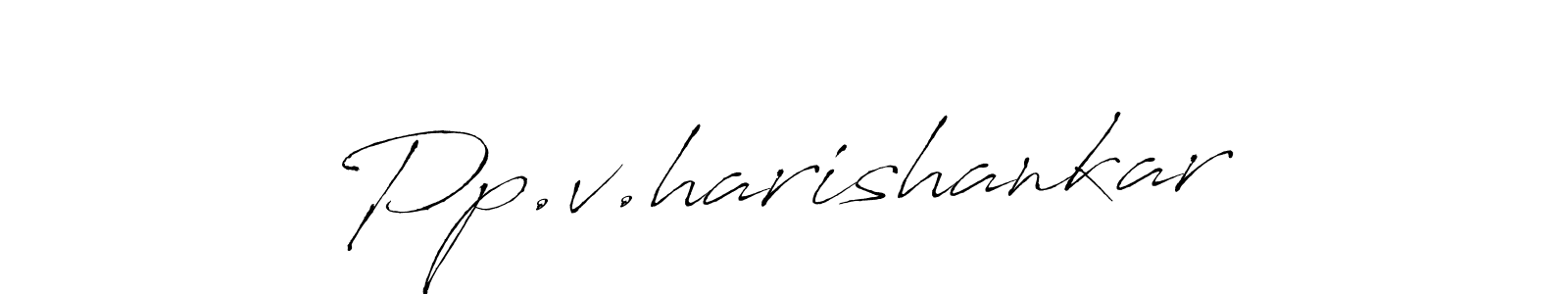 It looks lik you need a new signature style for name Pp.v.harishankar. Design unique handwritten (Antro_Vectra) signature with our free signature maker in just a few clicks. Pp.v.harishankar signature style 6 images and pictures png