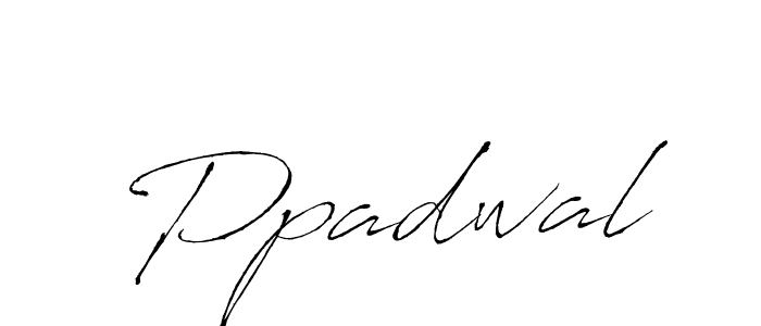 Create a beautiful signature design for name Ppadwal. With this signature (Antro_Vectra) fonts, you can make a handwritten signature for free. Ppadwal signature style 6 images and pictures png