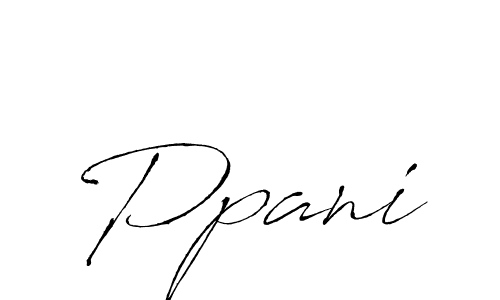 Make a beautiful signature design for name Ppani. Use this online signature maker to create a handwritten signature for free. Ppani signature style 6 images and pictures png