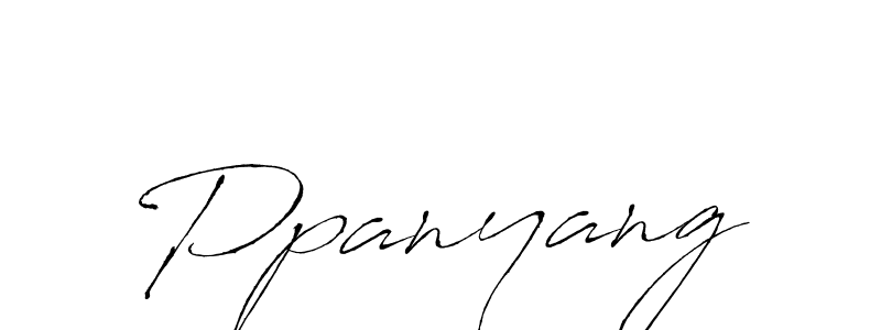 Ppanyang stylish signature style. Best Handwritten Sign (Antro_Vectra) for my name. Handwritten Signature Collection Ideas for my name Ppanyang. Ppanyang signature style 6 images and pictures png