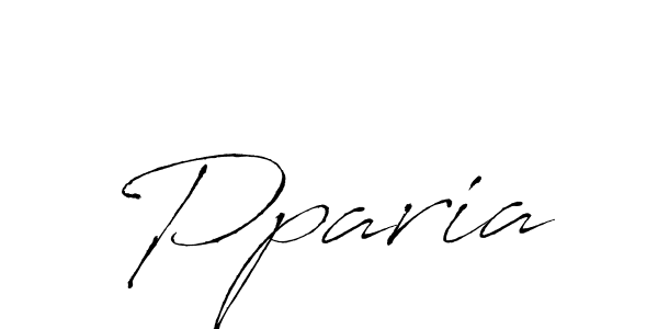 Pparia stylish signature style. Best Handwritten Sign (Antro_Vectra) for my name. Handwritten Signature Collection Ideas for my name Pparia. Pparia signature style 6 images and pictures png
