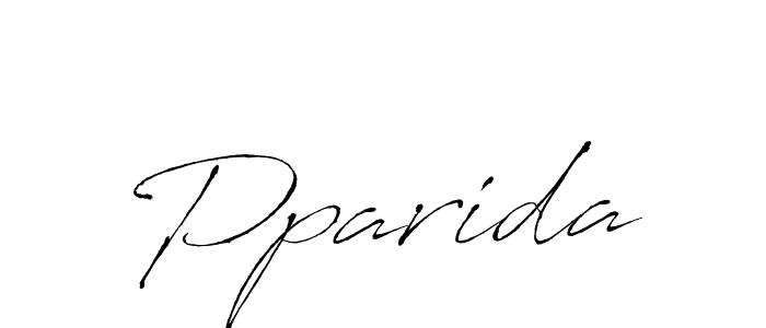 Pparida stylish signature style. Best Handwritten Sign (Antro_Vectra) for my name. Handwritten Signature Collection Ideas for my name Pparida. Pparida signature style 6 images and pictures png