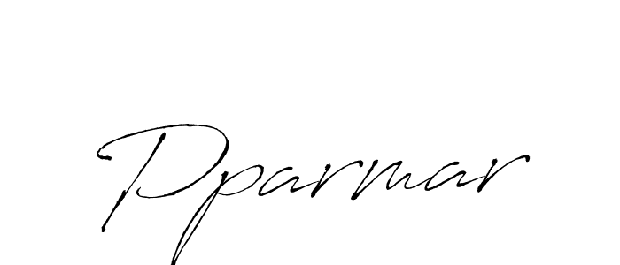 Design your own signature with our free online signature maker. With this signature software, you can create a handwritten (Antro_Vectra) signature for name Pparmar. Pparmar signature style 6 images and pictures png