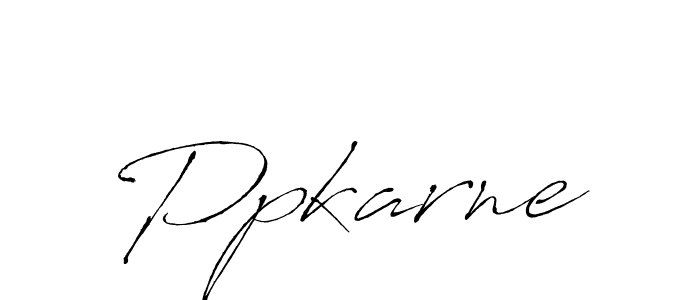 Ppkarne stylish signature style. Best Handwritten Sign (Antro_Vectra) for my name. Handwritten Signature Collection Ideas for my name Ppkarne. Ppkarne signature style 6 images and pictures png