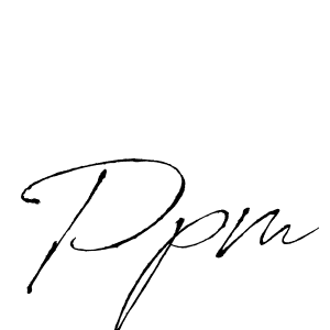 Design your own signature with our free online signature maker. With this signature software, you can create a handwritten (Antro_Vectra) signature for name Ppm. Ppm signature style 6 images and pictures png