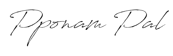 Create an unforgettable impression when signing with Pponam Pal name styled in Antro_Vectra typography. 100% free online generator. Pponam Pal signature style 6 images and pictures png