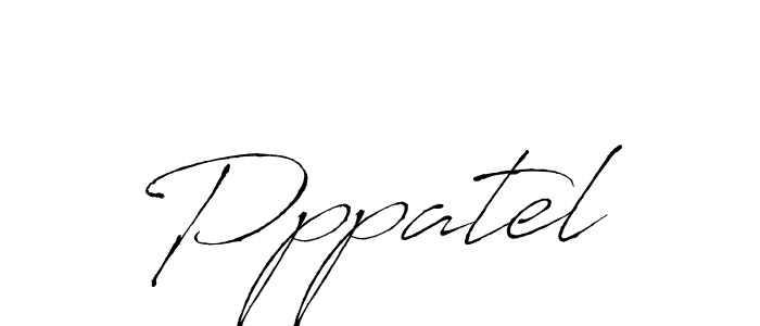 Design your own signature with our free online signature maker. With this signature software, you can create a handwritten (Antro_Vectra) signature for name Pppatel. Pppatel signature style 6 images and pictures png