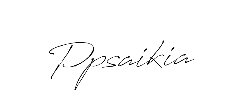 How to make Ppsaikia signature? Antro_Vectra is a professional autograph style. Create handwritten signature for Ppsaikia name. Ppsaikia signature style 6 images and pictures png