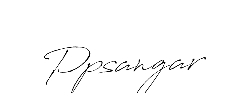 Design your own signature with our free online signature maker. With this signature software, you can create a handwritten (Antro_Vectra) signature for name Ppsangar. Ppsangar signature style 6 images and pictures png