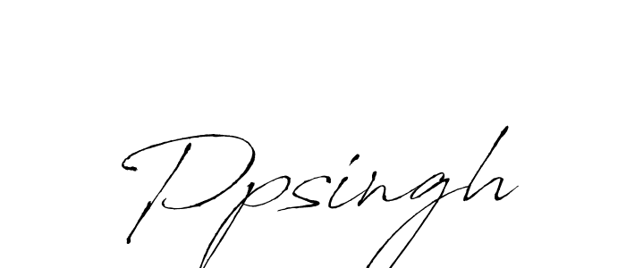 Use a signature maker to create a handwritten signature online. With this signature software, you can design (Antro_Vectra) your own signature for name Ppsingh. Ppsingh signature style 6 images and pictures png