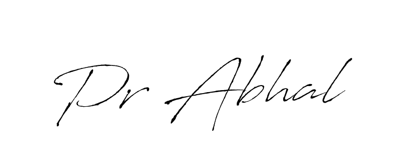 The best way (Antro_Vectra) to make a short signature is to pick only two or three words in your name. The name Pr Abhal include a total of six letters. For converting this name. Pr Abhal signature style 6 images and pictures png
