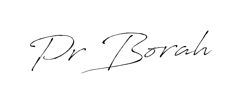 Use a signature maker to create a handwritten signature online. With this signature software, you can design (Antro_Vectra) your own signature for name Pr Borah. Pr Borah signature style 6 images and pictures png