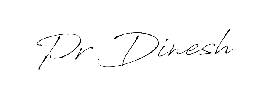 Also we have Pr Dinesh name is the best signature style. Create professional handwritten signature collection using Antro_Vectra autograph style. Pr Dinesh signature style 6 images and pictures png