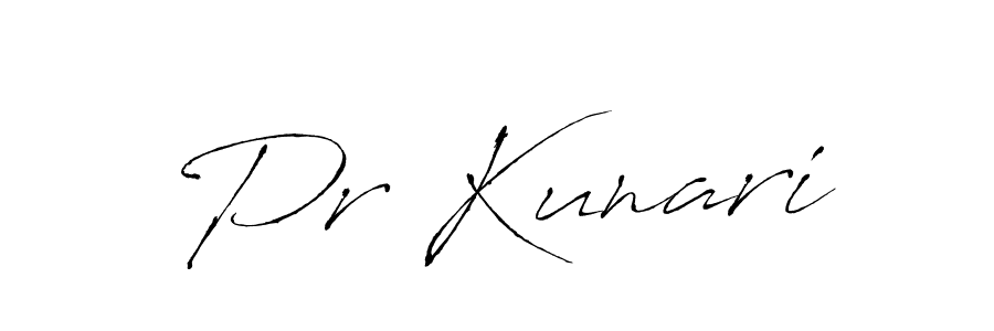 Create a beautiful signature design for name Pr Kunari. With this signature (Antro_Vectra) fonts, you can make a handwritten signature for free. Pr Kunari signature style 6 images and pictures png