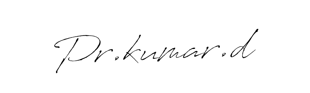 if you are searching for the best signature style for your name Pr.kumar.d. so please give up your signature search. here we have designed multiple signature styles  using Antro_Vectra. Pr.kumar.d signature style 6 images and pictures png