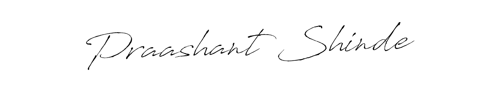 How to make Praashant Shinde name signature. Use Antro_Vectra style for creating short signs online. This is the latest handwritten sign. Praashant Shinde signature style 6 images and pictures png