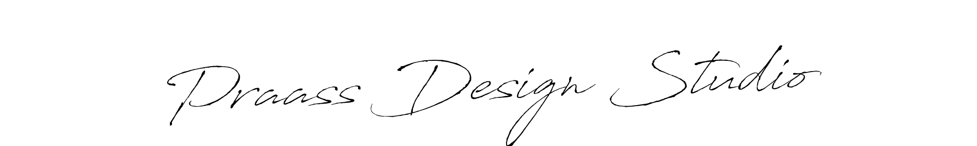 How to make Praass Design Studio name signature. Use Antro_Vectra style for creating short signs online. This is the latest handwritten sign. Praass Design Studio signature style 6 images and pictures png
