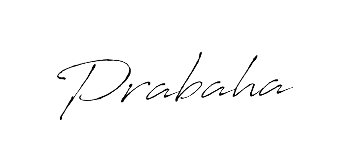 Make a beautiful signature design for name Prabaha. With this signature (Antro_Vectra) style, you can create a handwritten signature for free. Prabaha signature style 6 images and pictures png