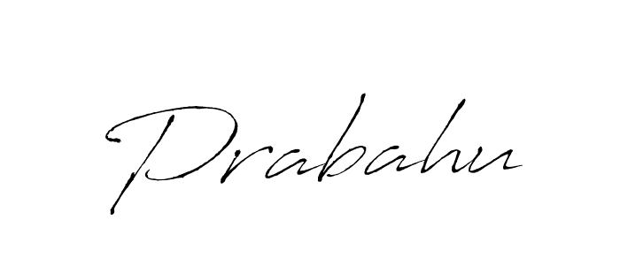 Design your own signature with our free online signature maker. With this signature software, you can create a handwritten (Antro_Vectra) signature for name Prabahu. Prabahu signature style 6 images and pictures png